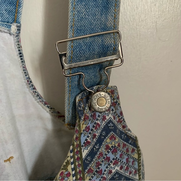 Vintage 90s Women's Blue Denim Overalls - Picture 6 of 10